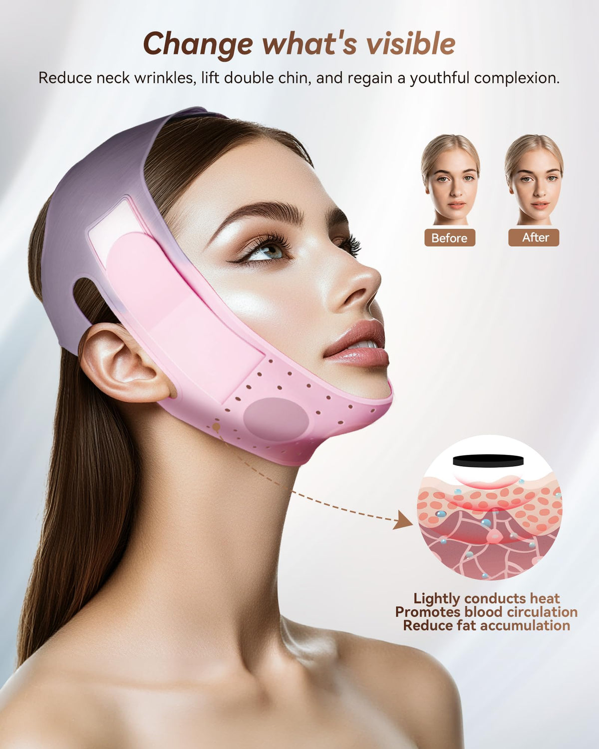JUSMORE close-up of silicone texture showing soft, skin-safe material benefit