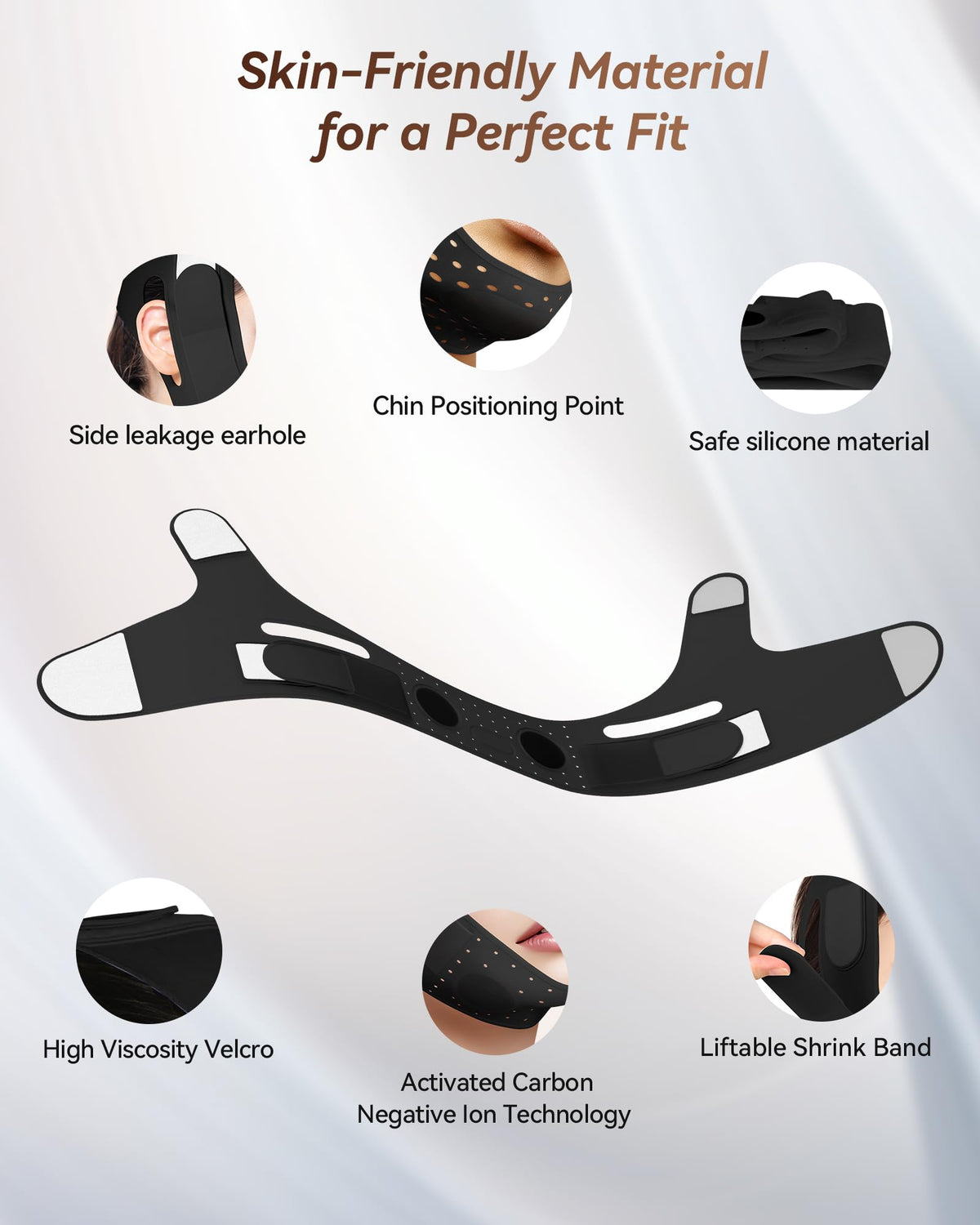 JUSMORE worn overnight showing comfortable, extended wear benefit