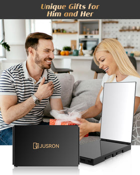 JUSRON included traceless nails and USB cable for easy setup