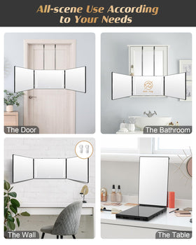 JUSRON hanging over door demonstrating adjustable height convenience