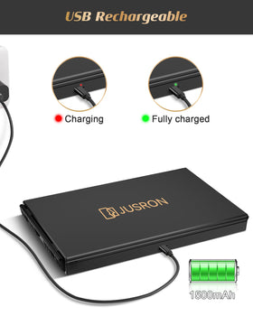 JUSRON LED touch control illuminated for clearer styling results