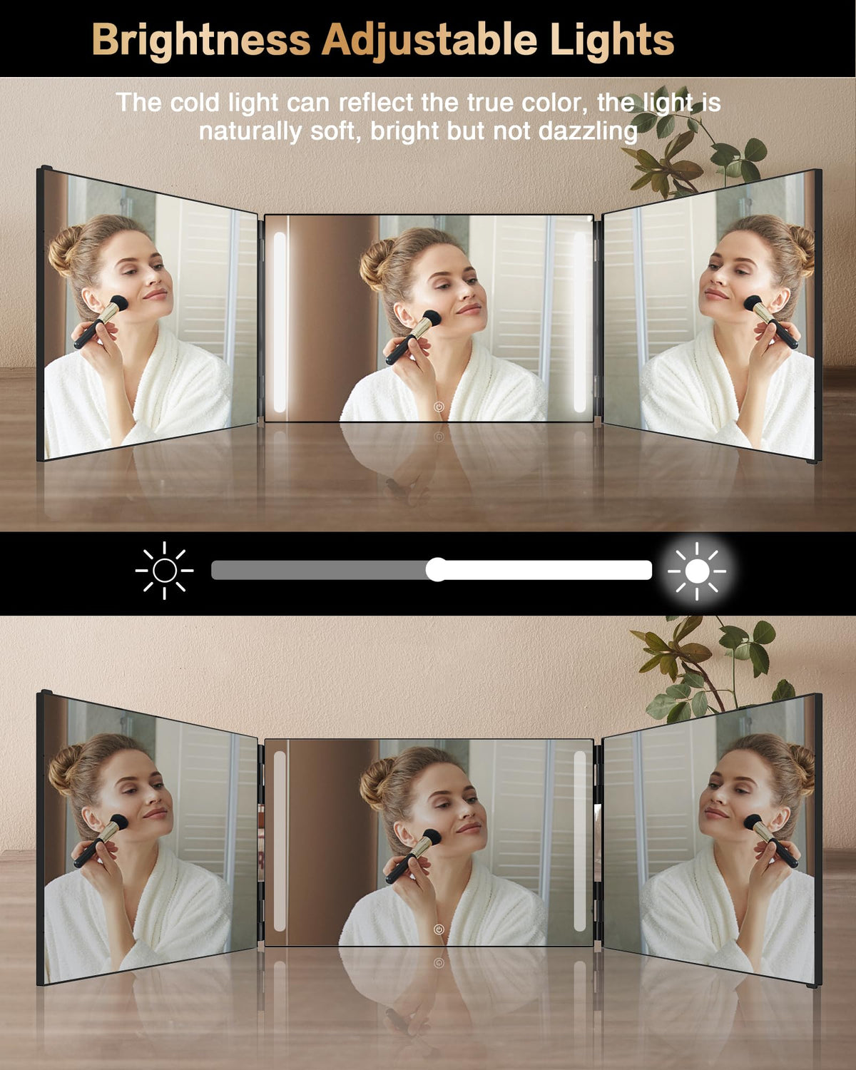 JUSRON height-adjustable setup showing customizable viewing benefit
