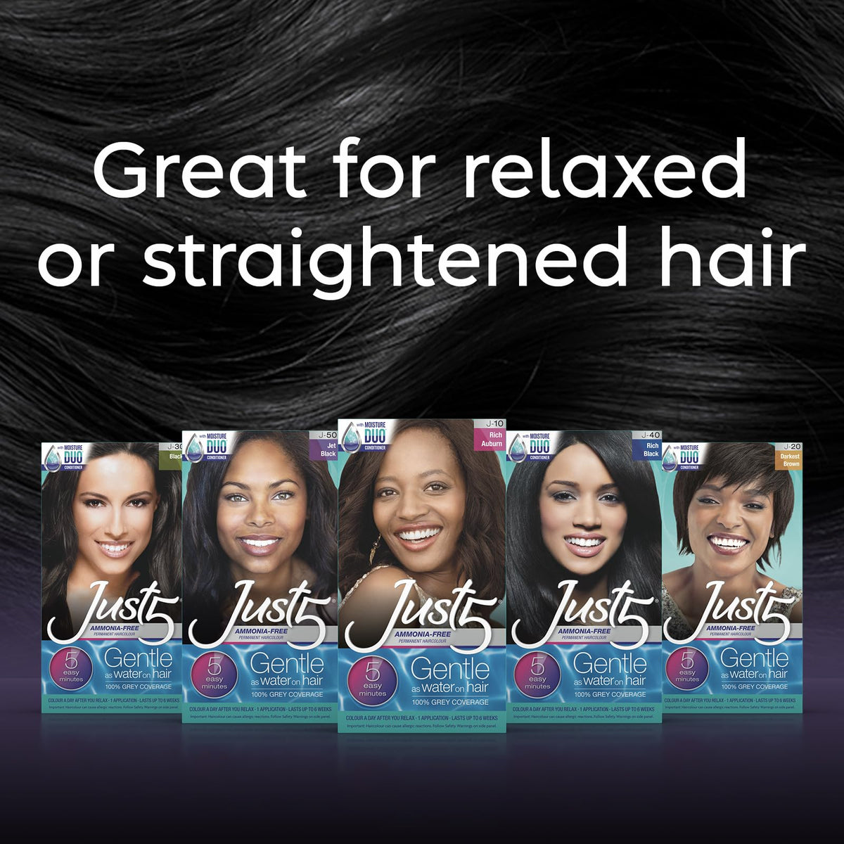 Just 5 applying color to roots demonstrating fast five-minute application