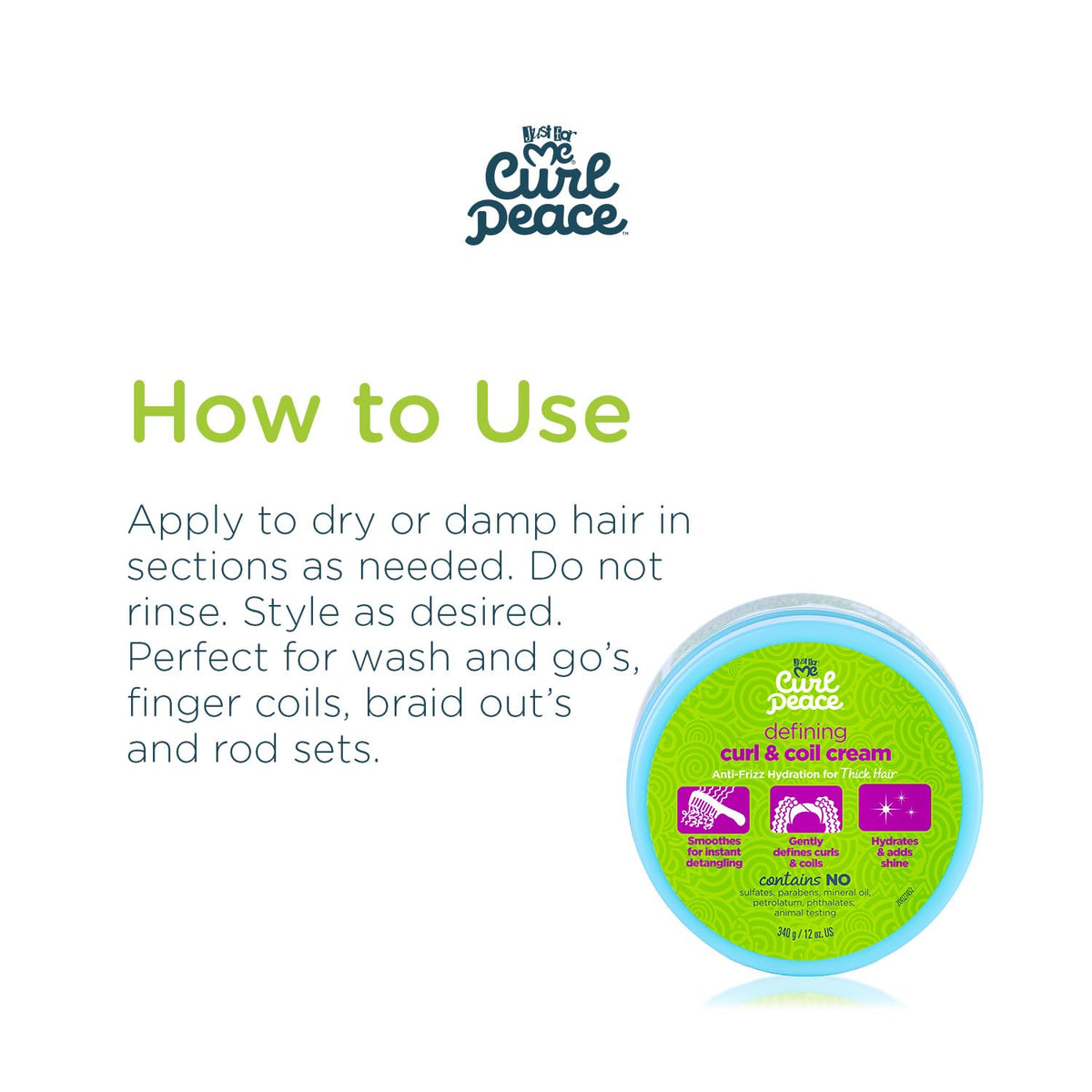 Just For Me family styling scene of caregiver styling child's curls for gentle use context