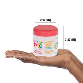Just For Me used on a sleek ponytail in lifestyle shot for polished everyday styling benefit