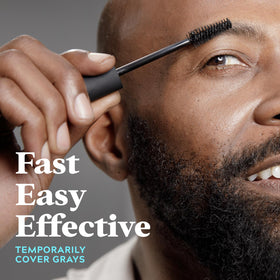 Just for Men close-up on beard hair texture showing natural blended finish