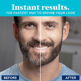 Just for Men brush applicator close-up for precise beard placement