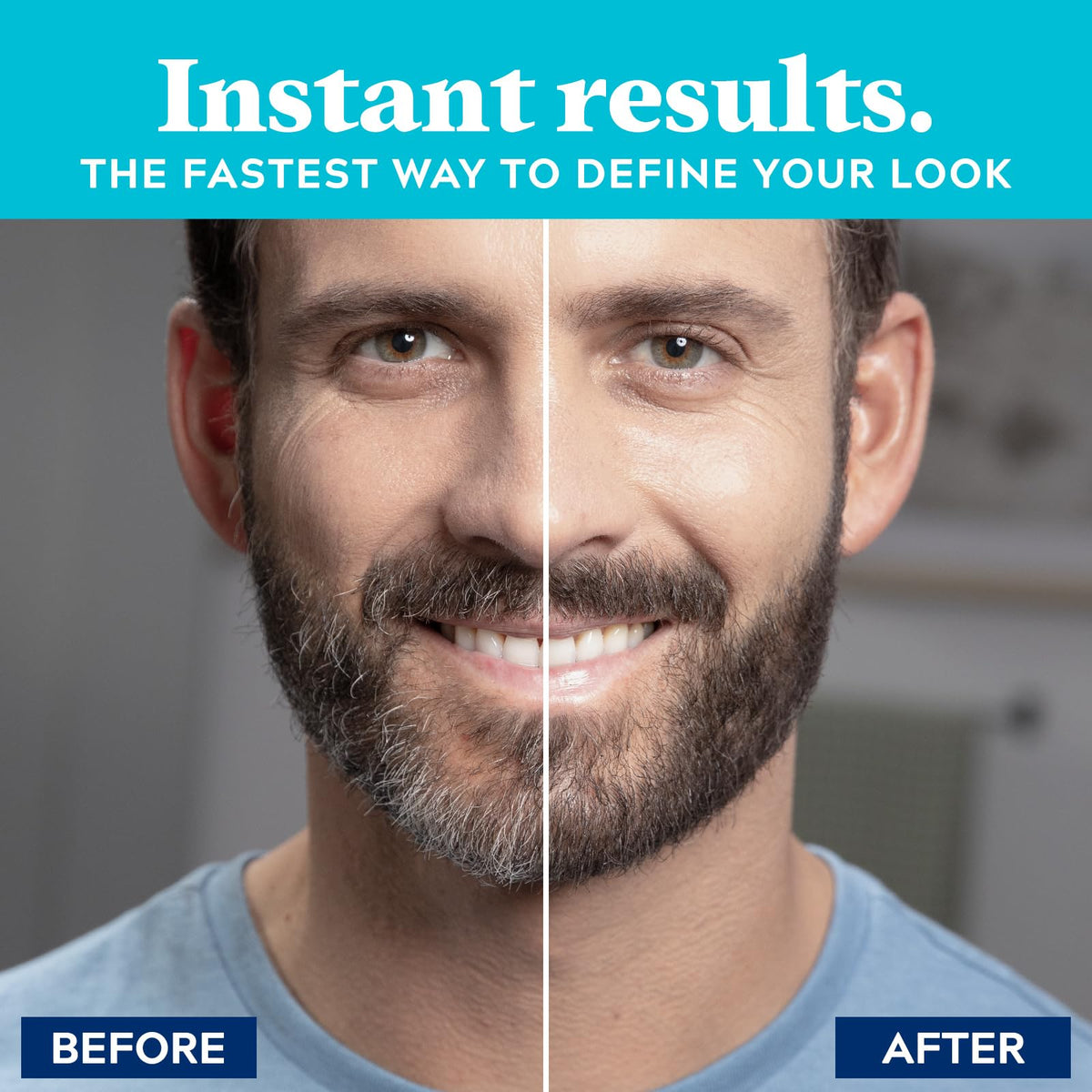 Just for Men brush tip close-up delivering precise application for targeted coverage