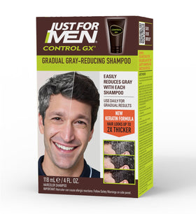 Just for Men Control GX front packaging showing bottle and label benefits
