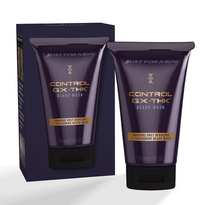 Just for Men Control GX + THK front bottle view showing label and benefits