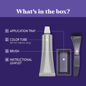 Just For Men cream texture and color swatch showing smooth consistency and natural blend