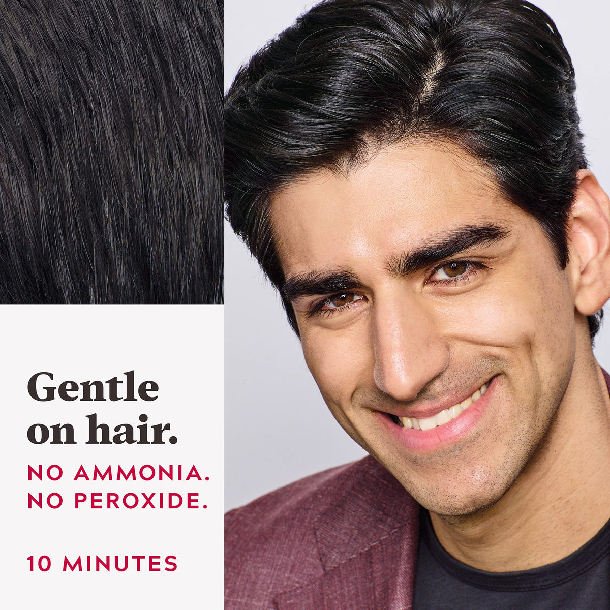 Just For Men cream texture close-up demonstrating smooth, spreadable formula