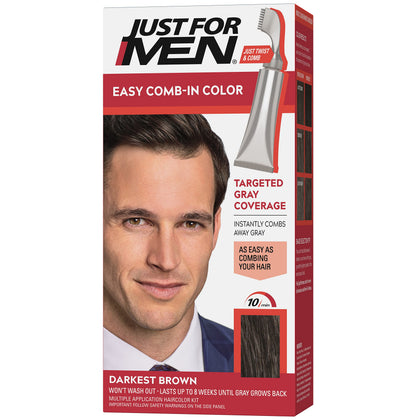 Just For Men front packaging showing product and shade for easy selection
