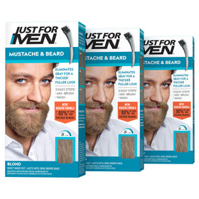 Just For Men front packaging Blond M-10/15 showing benefits and shade