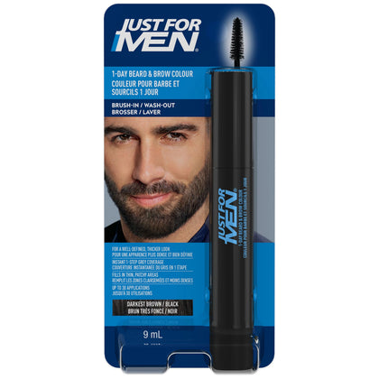 Just for Men front packaging showing product and shade benefits