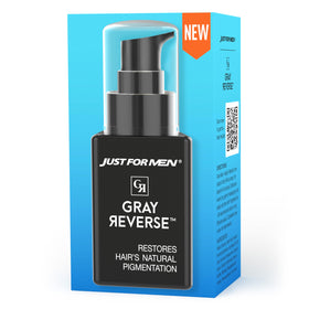 just-for-men front packaging shows label, clear product identification benefit