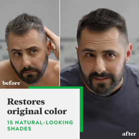 Just For Men applicator bottle and included components for easy use