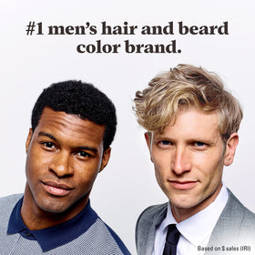 Just For Men product being applied to hair for quick five-minute color