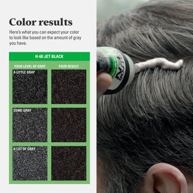 Just For Men ingredients label close-up highlighting keratin and vitamin E