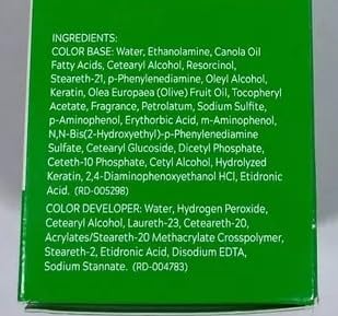 Just For Men label close-up highlighting keratin, olive oil and vitamin E