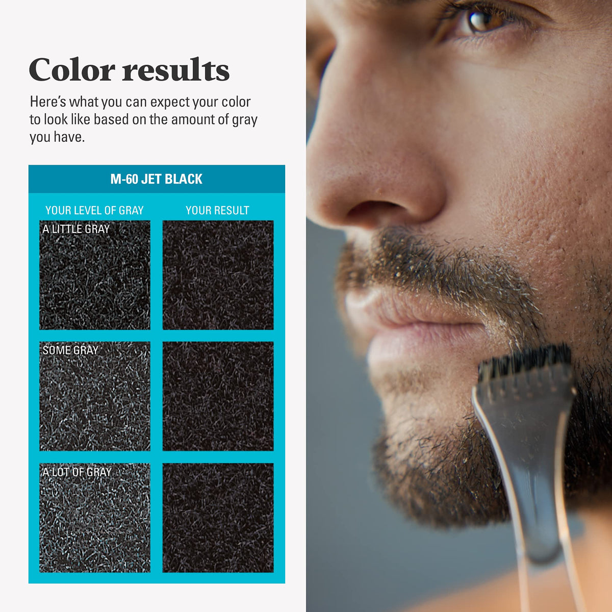Just For Men pack of three arrangement highlighting multiple touch-ups available