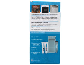 Just for Men tube next to ruler showing compact size for easy portability benefit