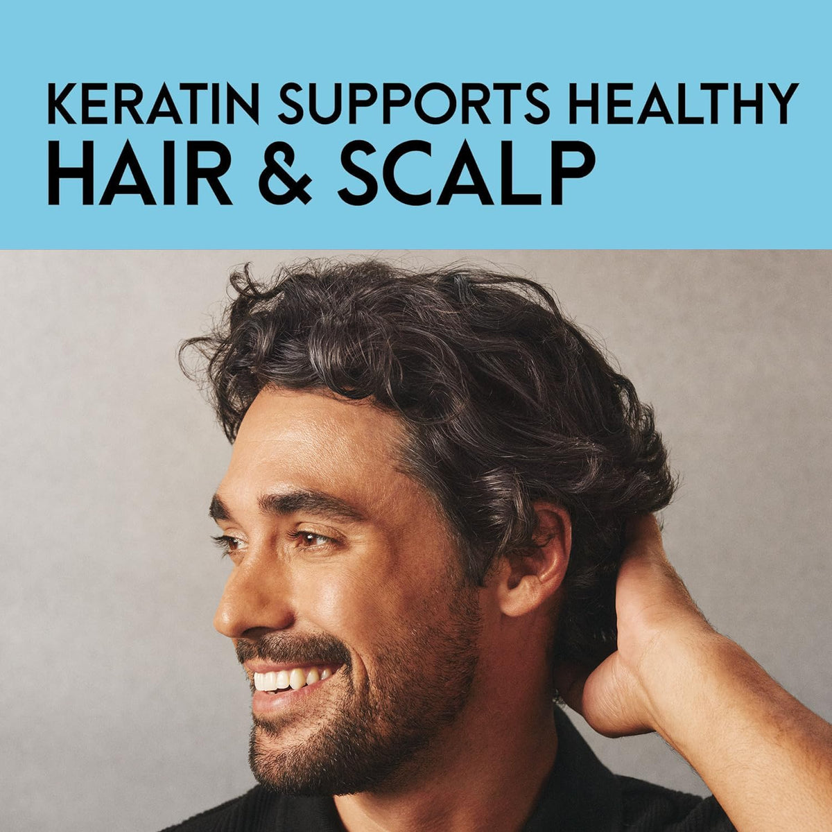 just-for-men travel size in hand, portable for on-the-go upkeep benefit