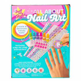 Just My Style lifestyle scene of someone applying polish for at-home salon results