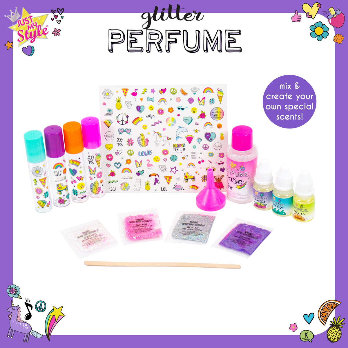 Just My Style roller bottles filled and ready to use for portable scent