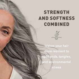 Just Nutritive application in shower demonstrating quick softening action