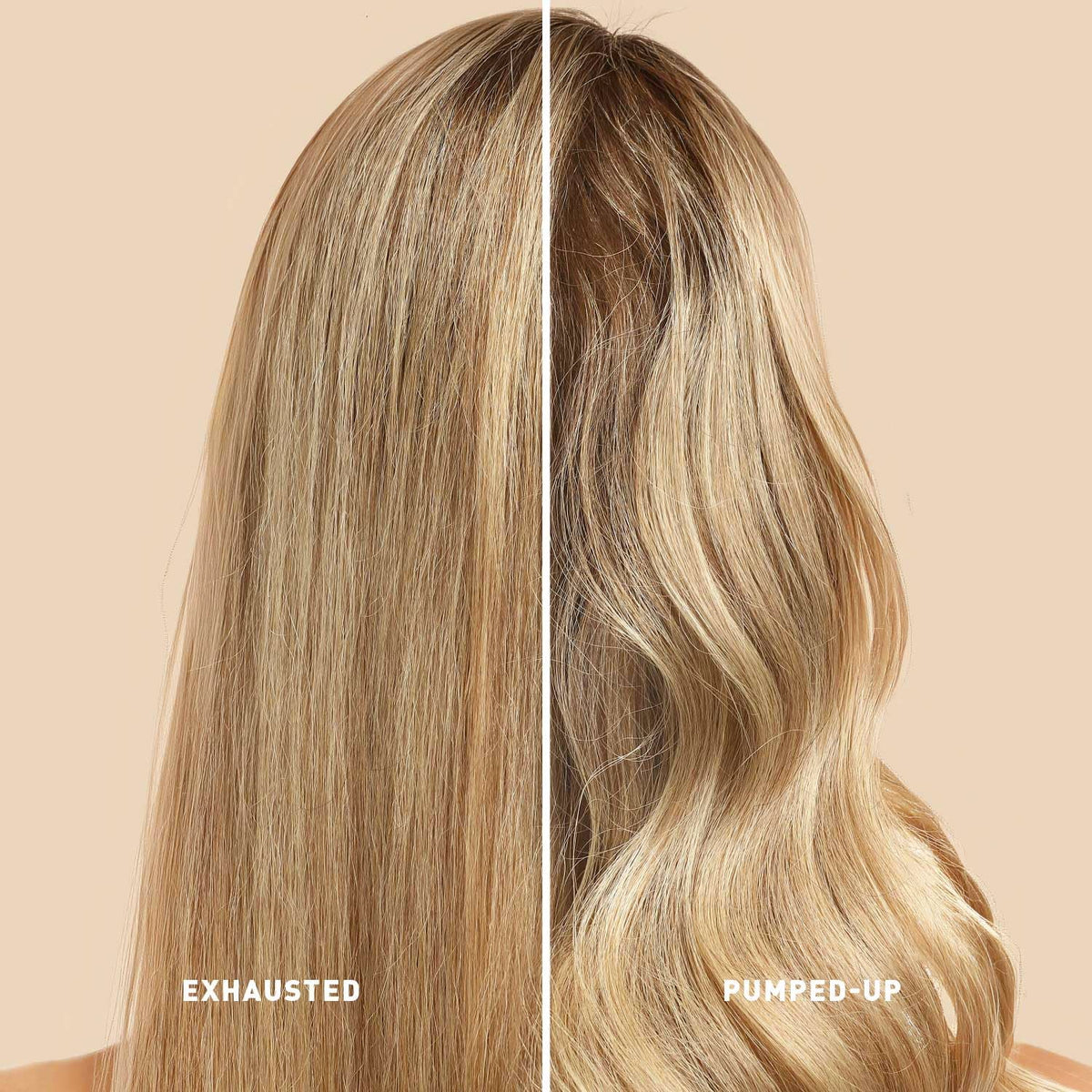 Just Nutritive being applied to damp hair for easier detangling
