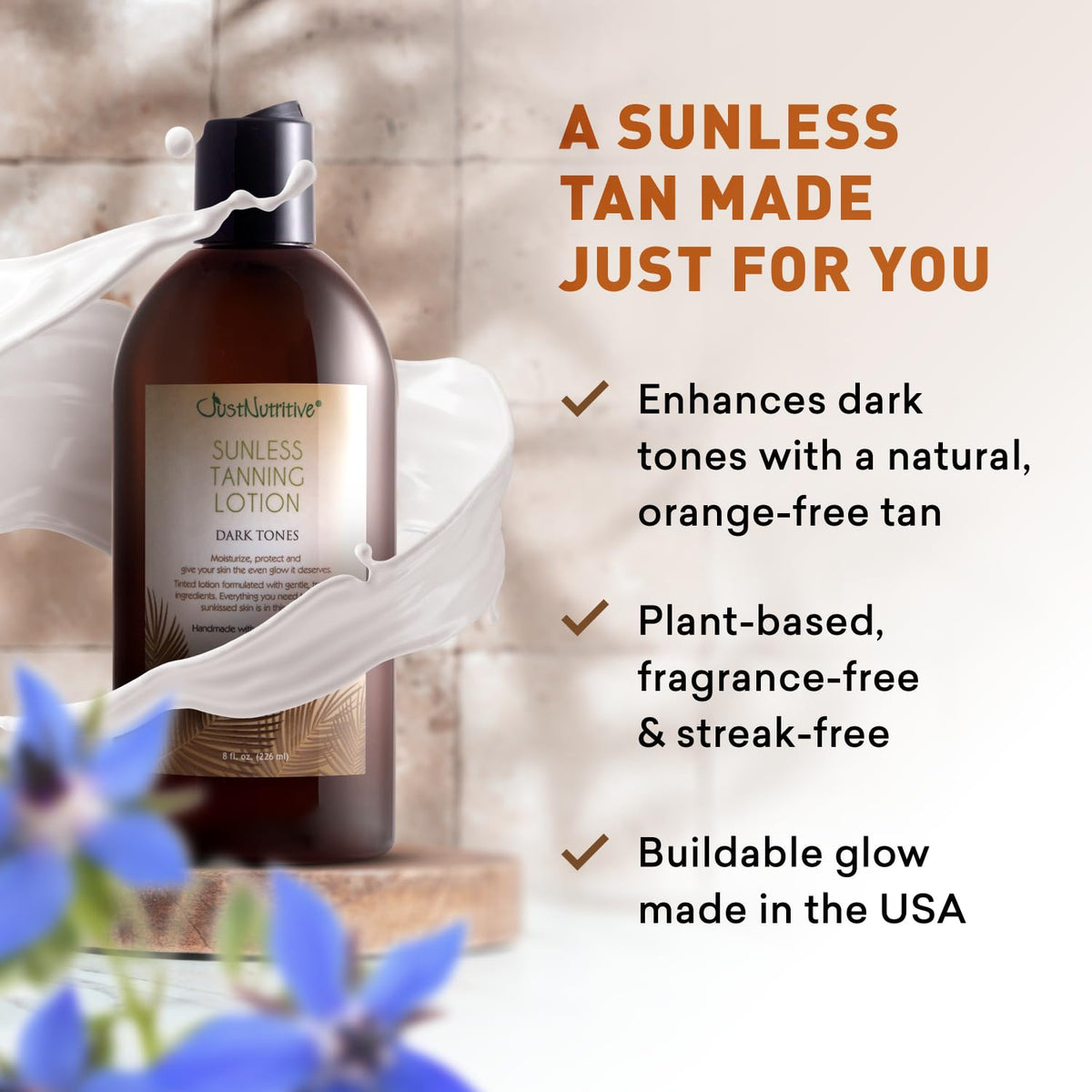 Just Nutritive application with mitt demonstrating even, streak-free finish