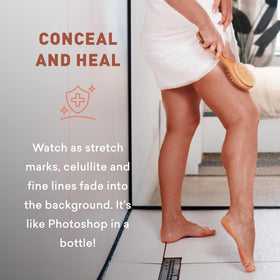Just Nutritive application with mitt demonstrating streak-free, even coverage