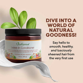 Just Nutritive creamy texture on fingertip ready to hydrate hair