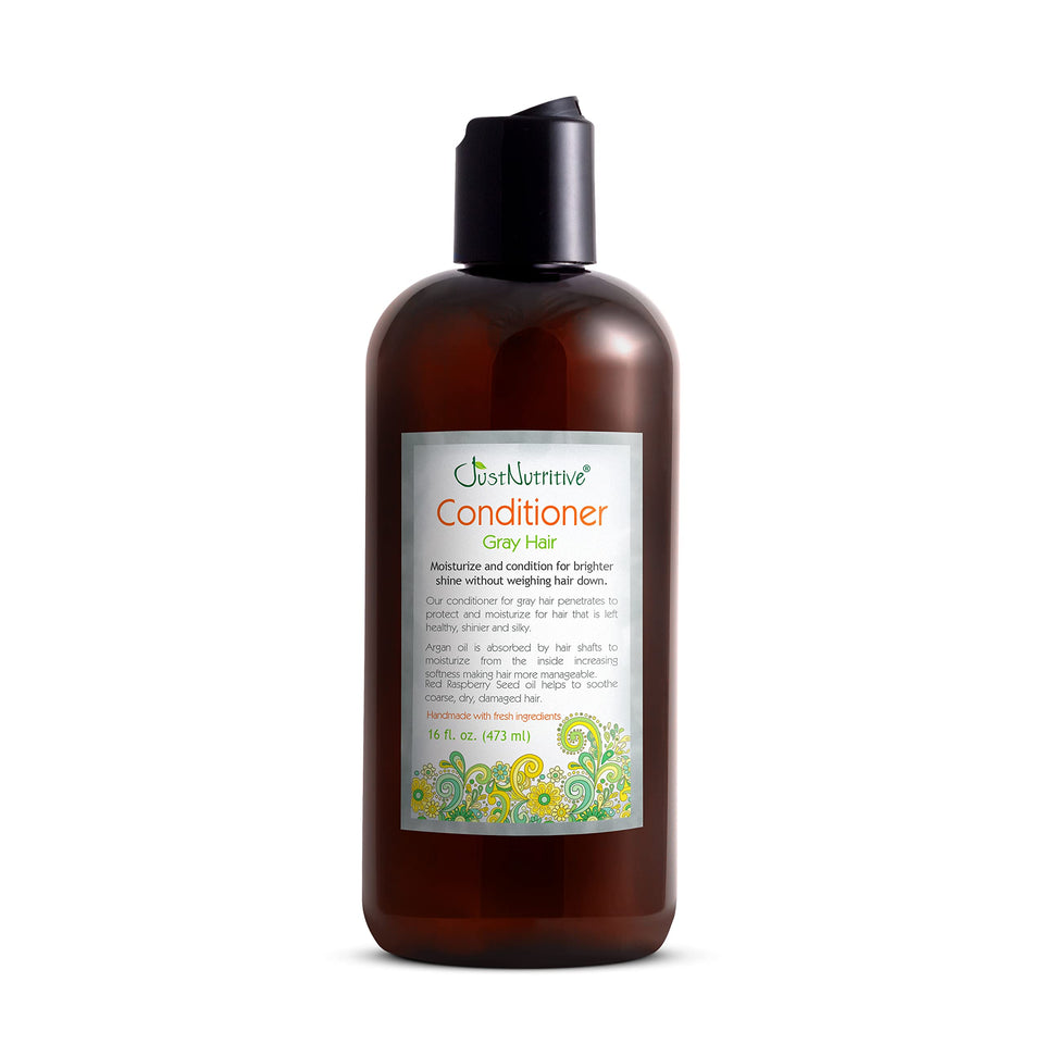 Just Nutritive front label showing 16 oz bottle and natural benefits