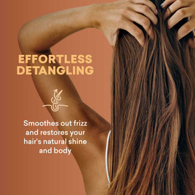 Just Nutritive oils and botanicals arranged to show nutritive blend