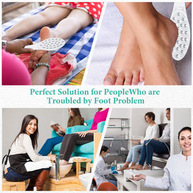 Jutom before and after heels showing smoother skin benefit after use