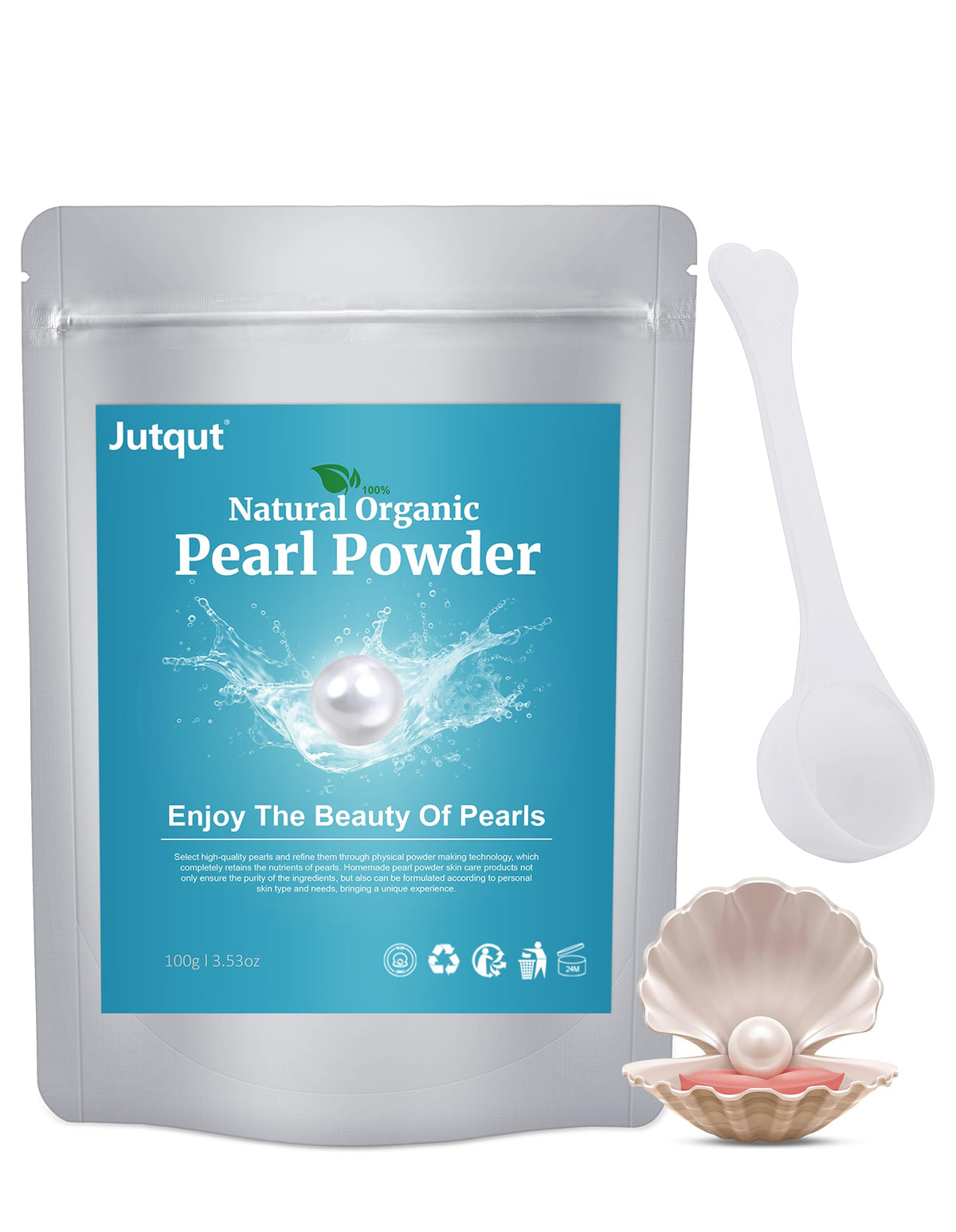 Jutqut front packaging showing 100g jar and label, clear product benefit visible