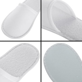 Juvale flat packed slippers demonstrating compact, travel-friendly storage convenience