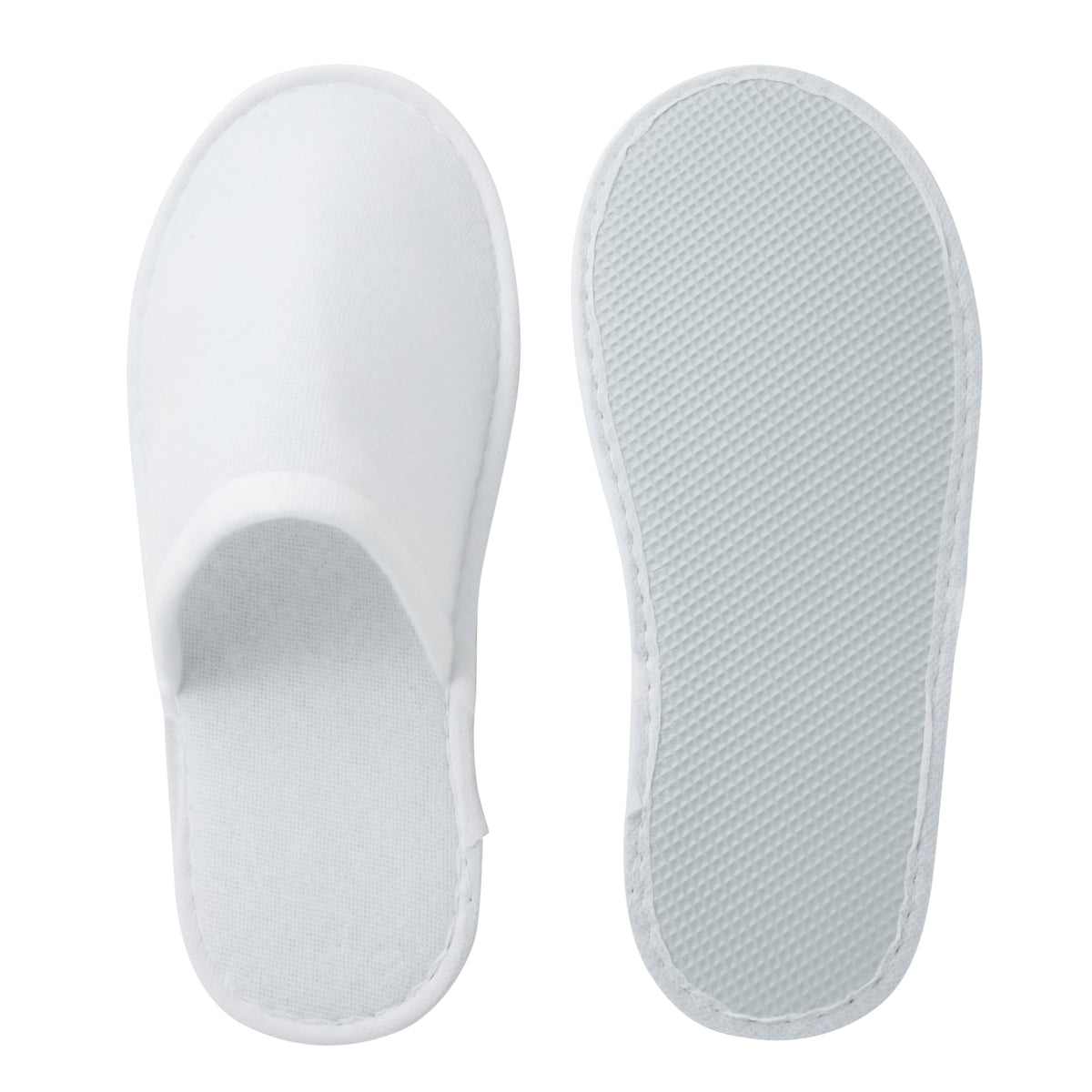 Juvale slippers placed on bedside table to enhance guest comfort and presentation