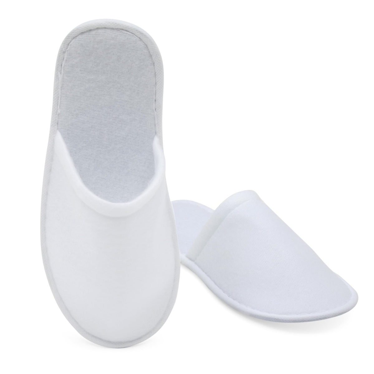 Juvale slipper held in hand to show scale and lightweight, easy-to-carry benefit