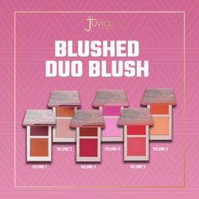 Juvia's Place close-up powder texture showing fine milled blendability benefit