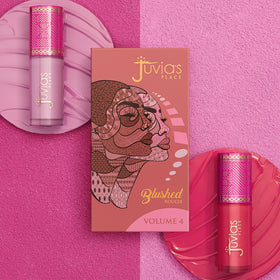Juvia's Place size comparison next to a coin illustrating compact, handbag-friendly design