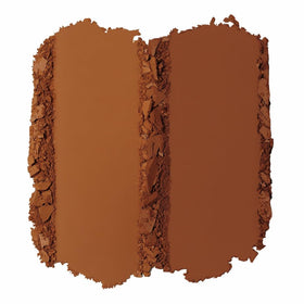 Juvia's Place close-up of bronzer texture highlighting blendable fine-milled finish