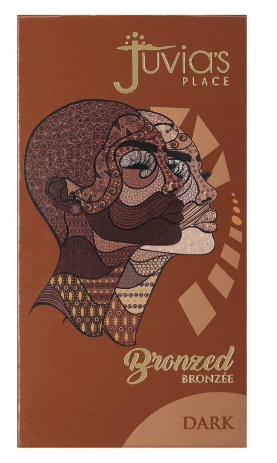 Juvia's Place arm swatches of both bronzer shades showing true pigmentation