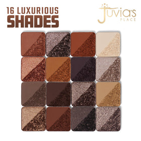 Juvia's Place close-up of matte shades showing smooth texture and easy blending
