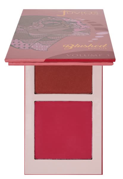 Juvia's Place front compact showing sleek packaging and portable benefit