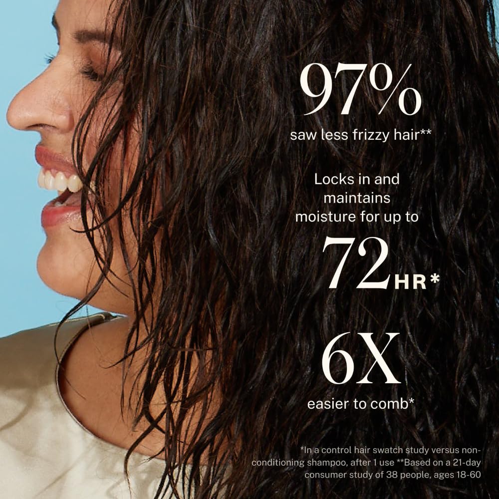 JVN application on wet hair in shower to detangle and add instant moisture