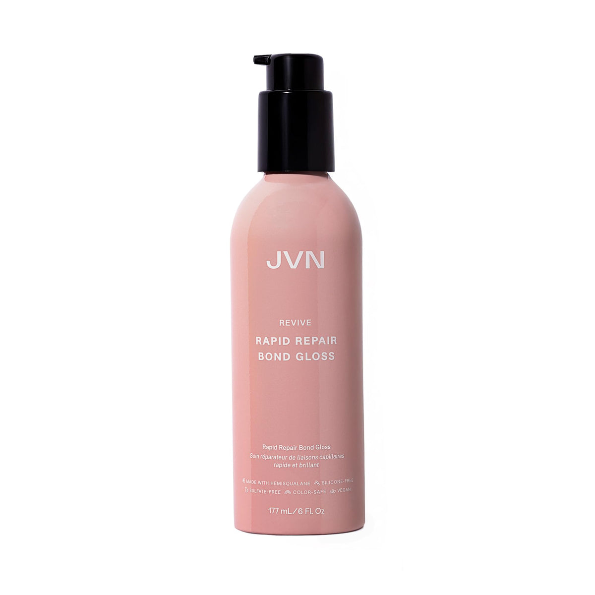 JVN bond gloss front packaging showing label and 6 fl oz — instant shine benefit