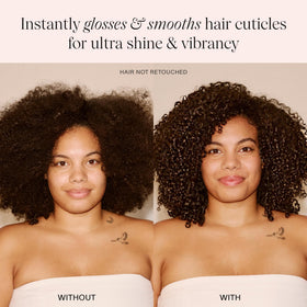 JBV bond gloss ingredient concept rice protein bottle highlighting strengthening benefit